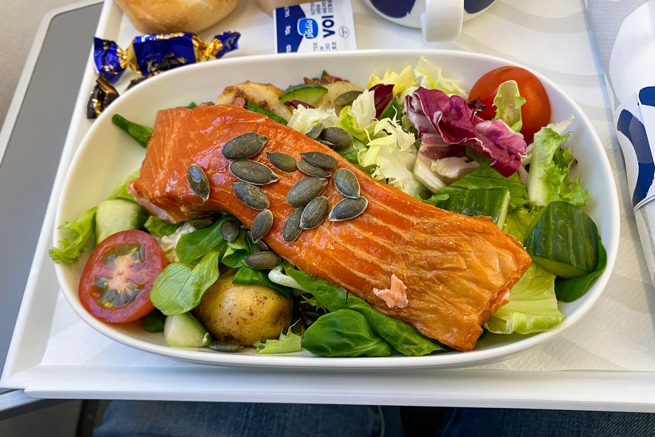 Finnair Short-Haul Business Class Lunch