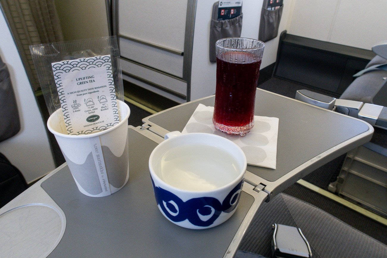 Finnair Short-Haul Business Class Drinks